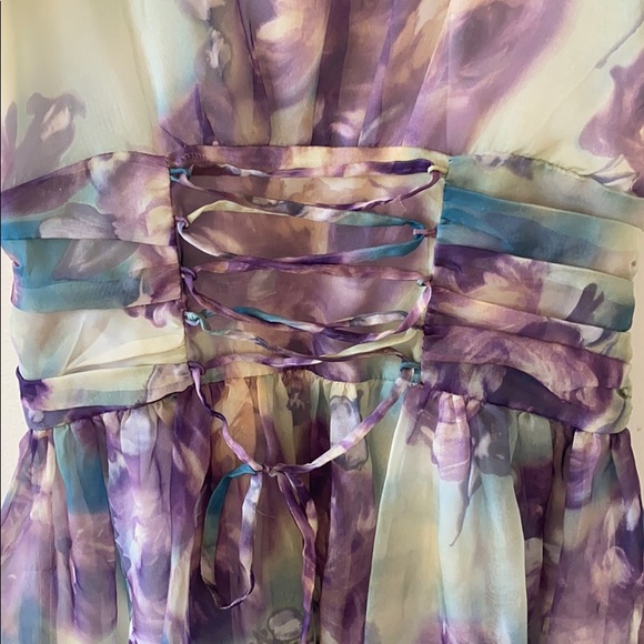 Floral mini dress - Picture 6 of 12